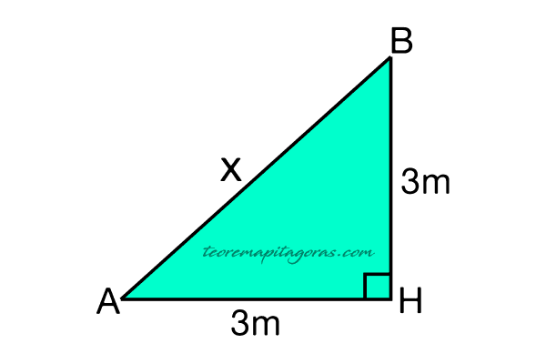 Ejemplo 03 del Teorema de Pitágoras