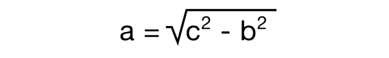 Fórmula del cateto