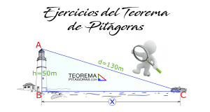 Teorema de Pitágoras Ejercicios